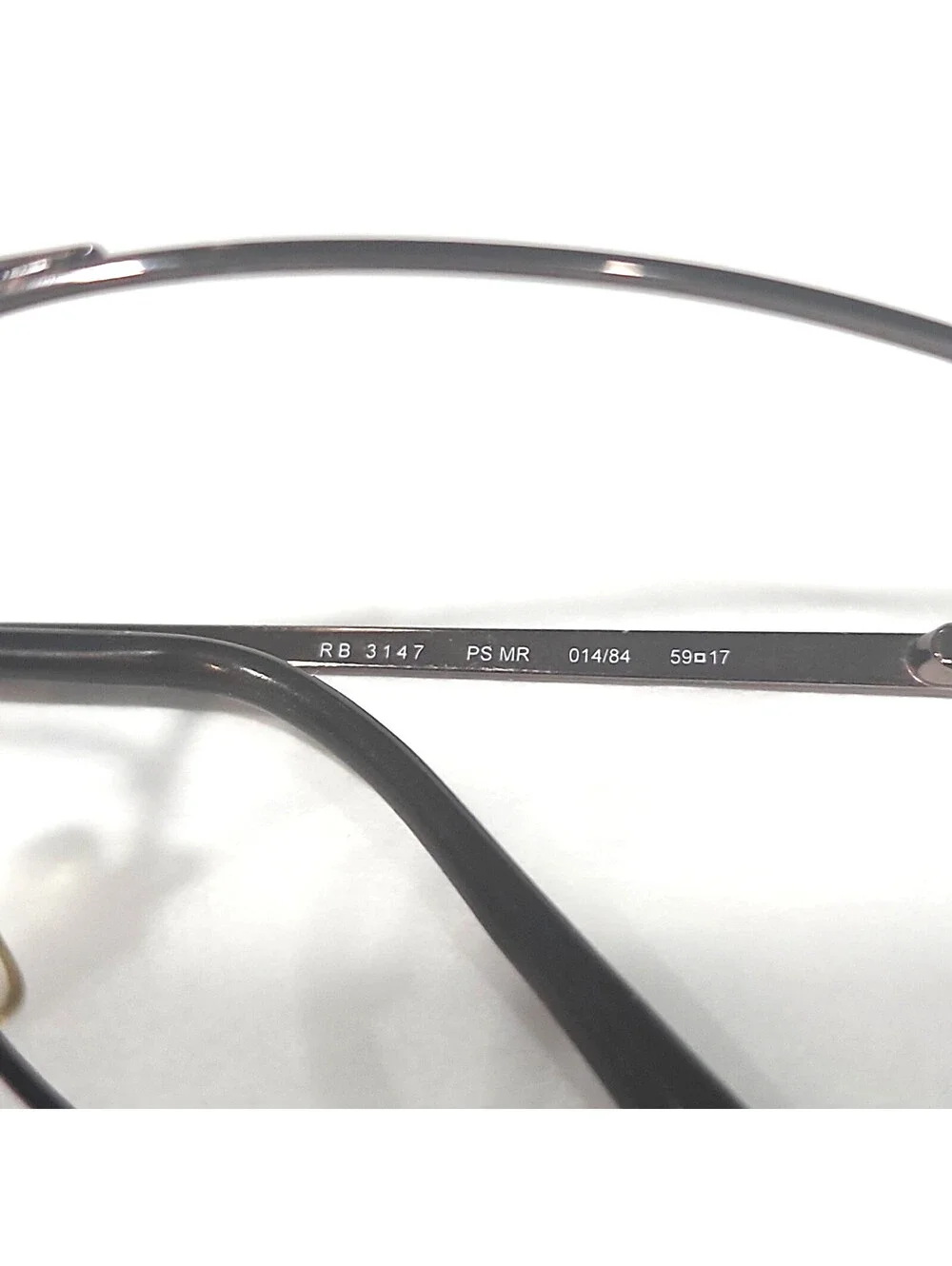Ray Ban RB3147 014/84 Brown Rectangle Sunglasses Frame 59-17 Italy
